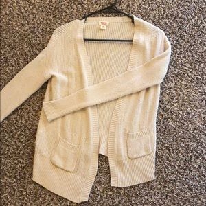 Beige juniors cardigan